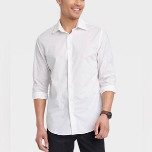 Uniqlo Men's  White Dress Shirt
